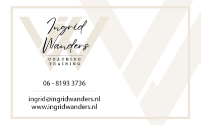Visitekaartje En Logo Ontwerp Ingrid Wanders