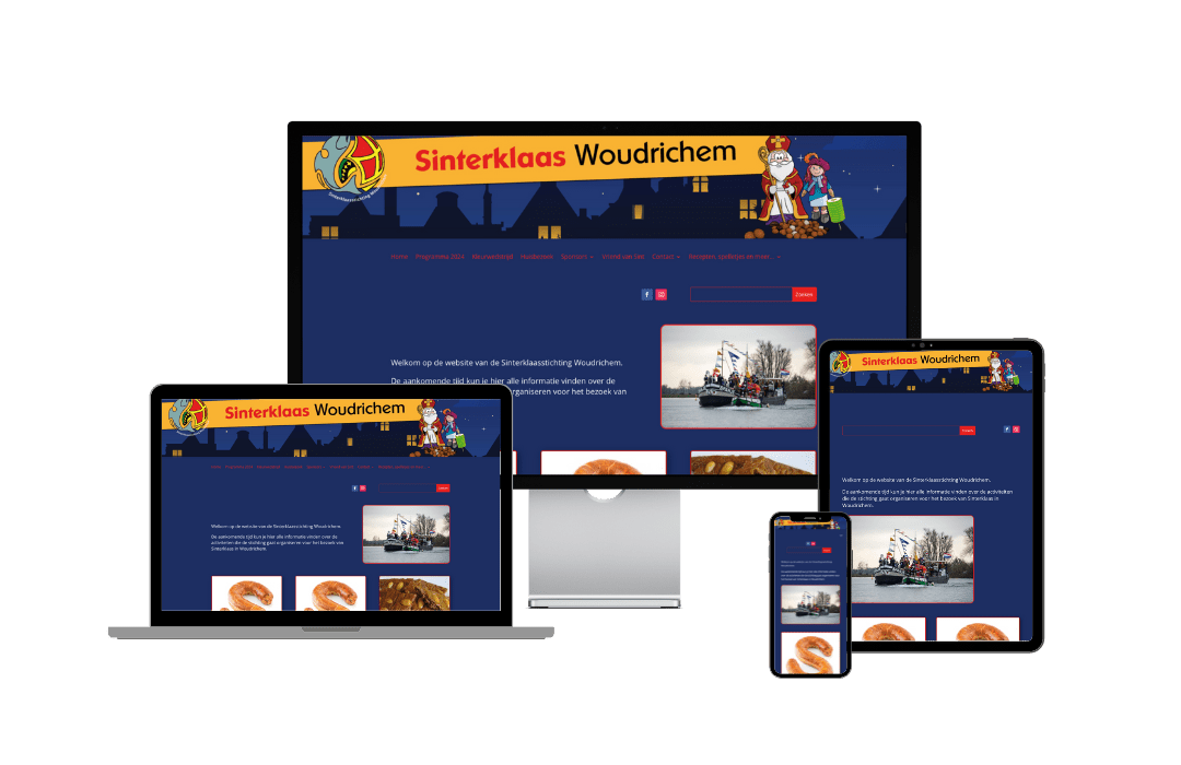 Website voor Sinterklaasstichting Woudrichem