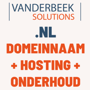 .nl Domeinnaam + Hosting + WordPress Onderhoud (per jaar)