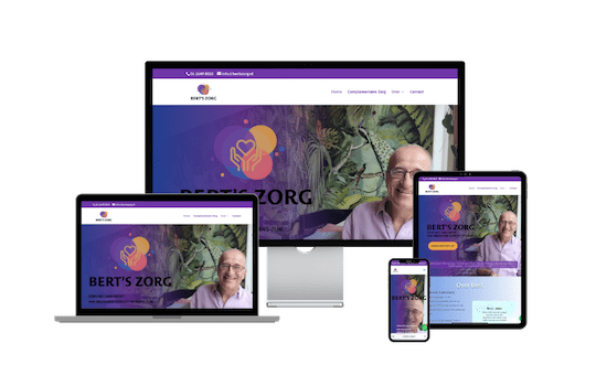 Mini Website voor Bert's Zorg